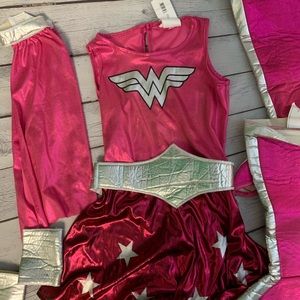 Pink wonder women costume